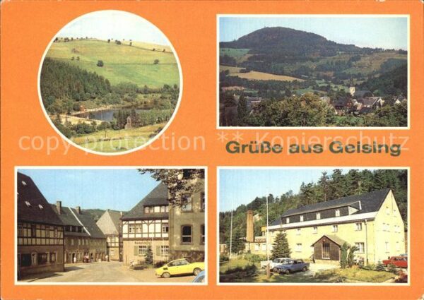 Geising Erzgebirge Stadtbad Hüttenteich Teilansicht Erholu
