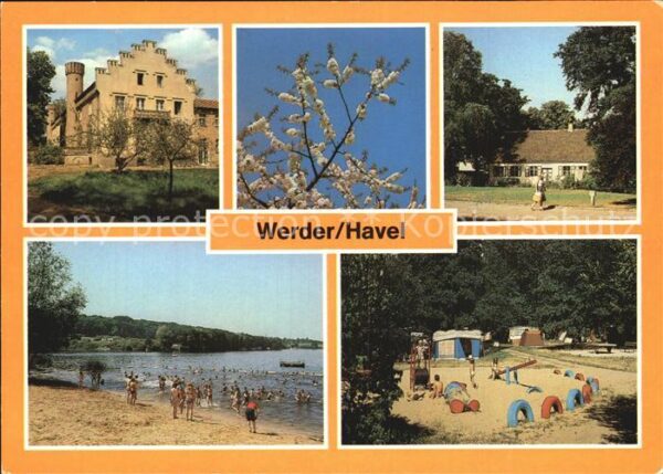 Werder Havel Schloss Petzow Baumblüte Obstbaumuseum