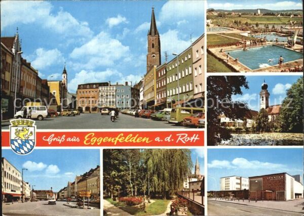 Eggenfelden Innenstadt Kirche Park Freibad Theater