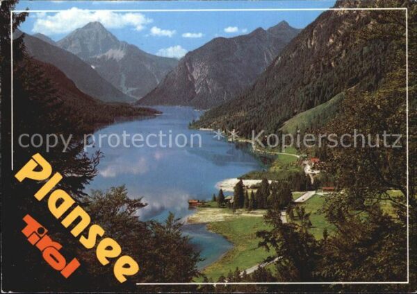 Plansee Panorama mit Blick zum Thaneller Lechta