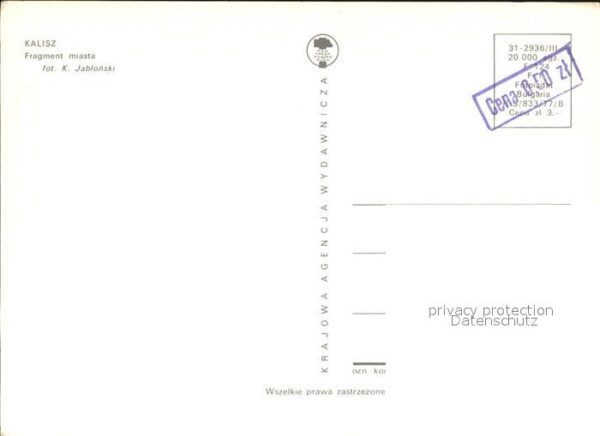 Kalisz Fragment miasta – Bild 2