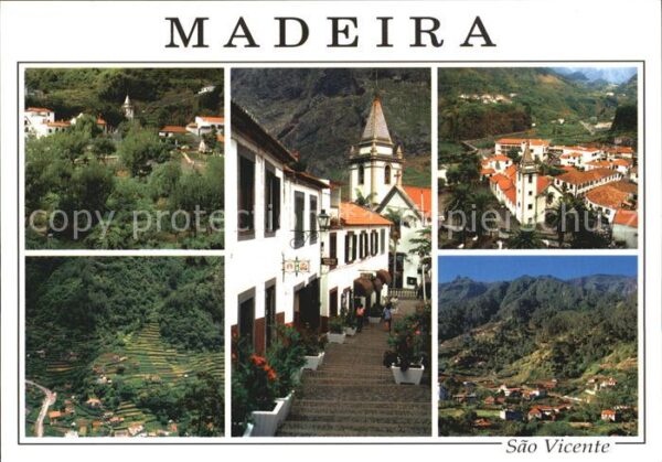 Sao Vicente Madeira Algunos aspectos da povoacao e arredore