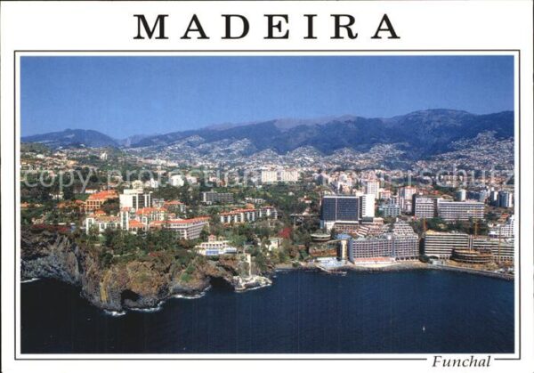 Funchal Fliegeraufnahme Goldener Preis Europäis