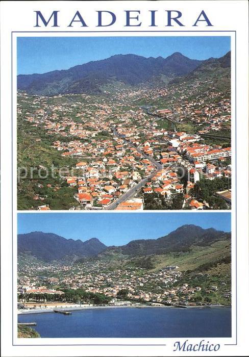 Machico Panorama Küstenstadt Berge