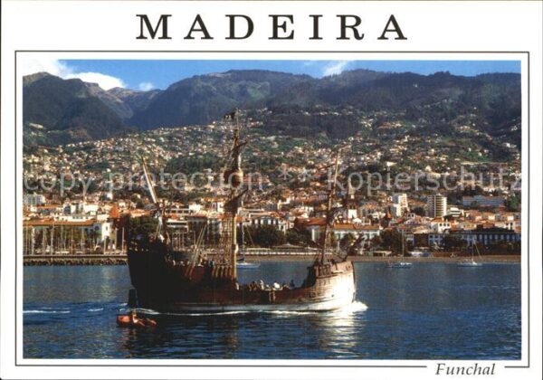 Funchal Santa Maria Kopie des Schiffes von Chri