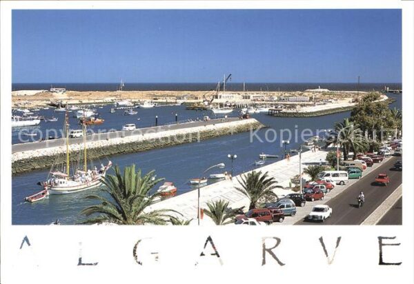 Lagos Algarve Portugal Panorama Hafen Promenade
