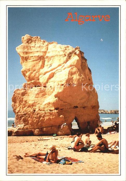 Portimao Praia da Rocha Strand Felsküste Algarve