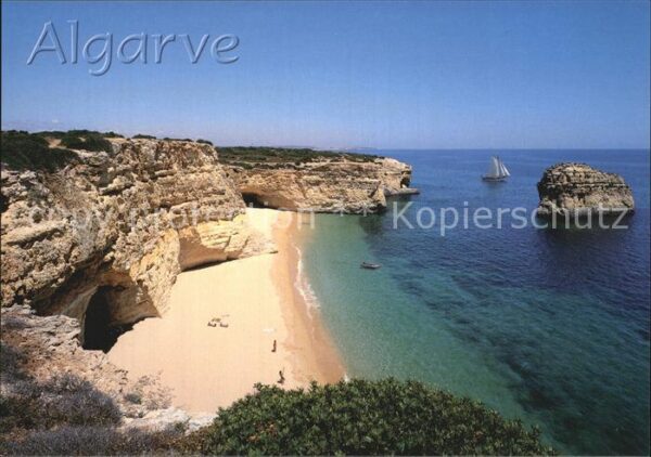 Praia de Carneiros Strand Steilküste Algarve