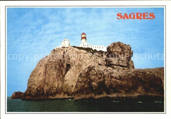 Sagres Algarve Farol do Cabo de Sao Vicente Leuchtturm