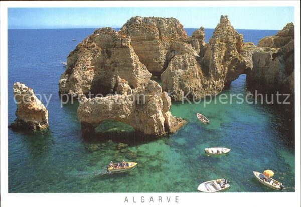 Lagos Algarve Portugal Ponta da Piedade Felsküste Algarve