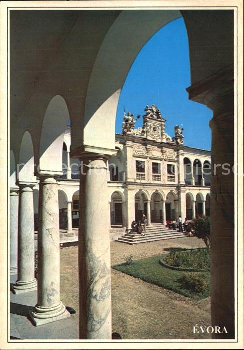 Evora Antiga Universidade Fachada e Claustro