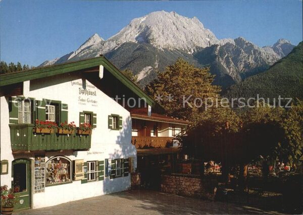 Ramsau Berchtesgaden Berggasthof Pension Zipfhäusl Sahneglet