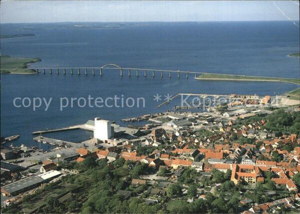 Rudkobing Langelandbrücke Fliegeraufnahme
