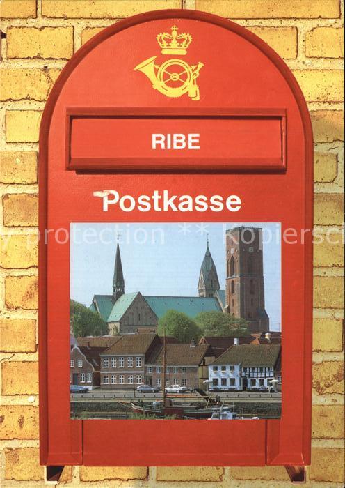 Ribe Postkasse Briefkasten Dom Bürgerturm