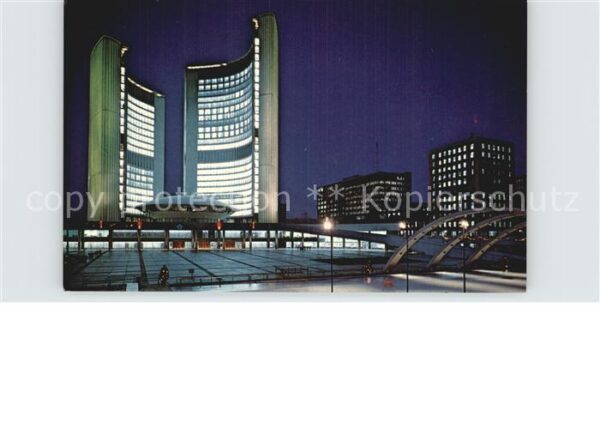 Toronto Canada Nathan Phillips Square New City Hall at