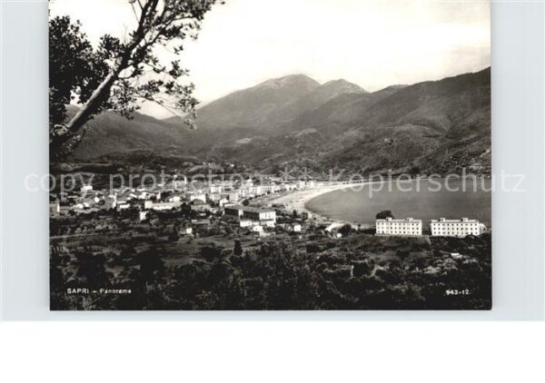Sapri Panorama Küste Berge