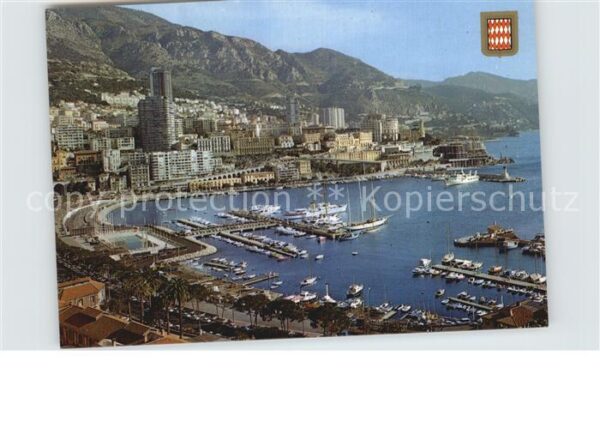 Monaco Panorama Principaute Port Piscine Monte