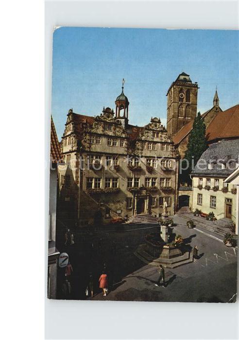 Bad Hersfeld Rathaus Stadtkirche Brunnen
