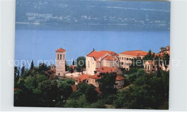 HERCEG NOVI Hercegnovi Montenegro Panorama s crkvom Svetog Jeronima Kirch
