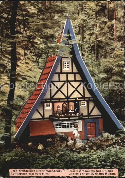 Maerchen Sagen Rotkäppchen und der Wolf Märchengrund B
