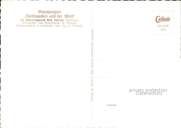 Maerchen Sagen Rotkäppchen und der Wolf Märchengrund B – Bild 2
