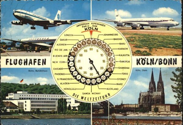 Flughafen Airport Aeroporto Köln-Bonn Bundeshaus Kölner Dom Weltzei