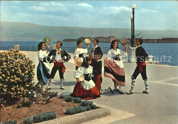 Tanz Taenzer Trachten Sizilien Costumi Siciliani