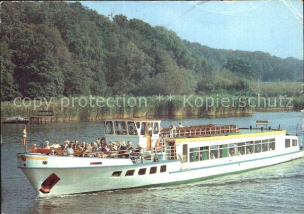 Motorschiffe Salonschiff Strandbad Ferch Weisse Flot