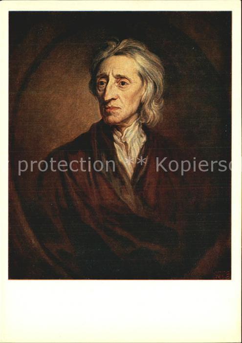 Kuenstlerkarte Alte Kuenstler Godfrey Kneller Portrait of John Locke