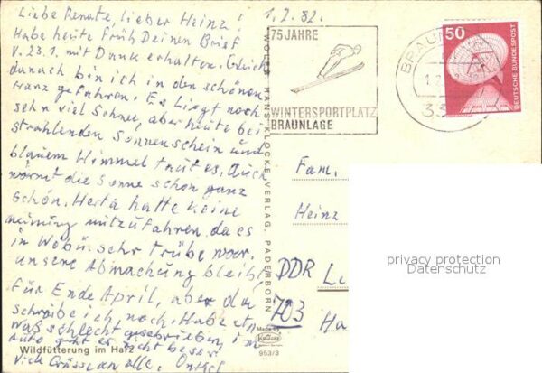 Hirsch Wildfütterung im Harz – Bild 2