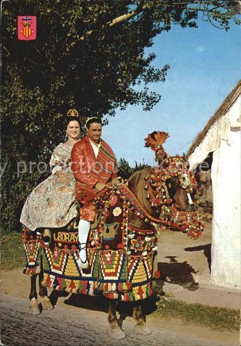 Pferde Valencia Trachten Grupa valenciana