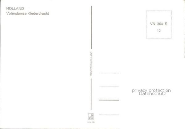 Trachten Holland Volendam Klederdracht – Bild 2