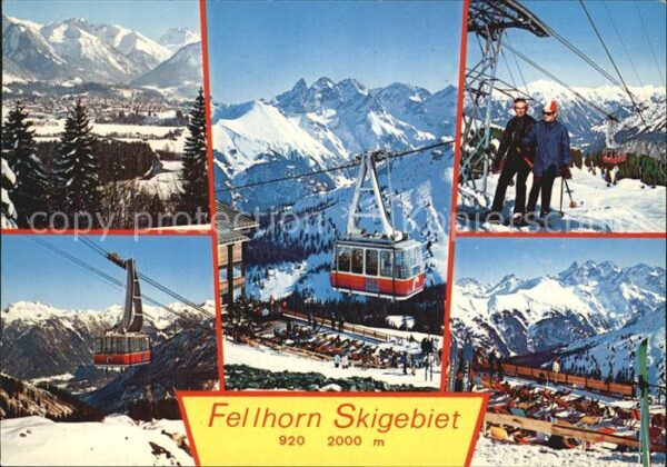 Seilbahn Fellhorn Birgsautal Oberstdorf