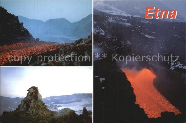Vulkane Geysire Vulcans Geysers Etna Colate laviche Hornitos