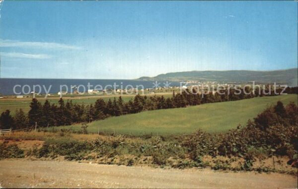 Gaspé Nord Sainte Anne des Monts Fliegeraufnahme