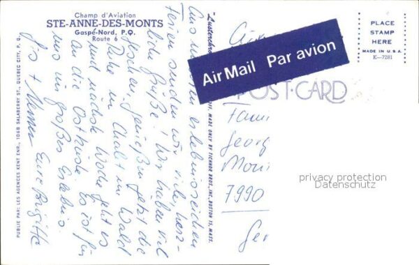 Gaspé Nord Sainte Anne des Monts Fliegeraufnahme – Bild 2