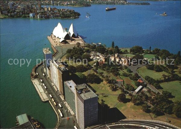 Sidney Aerial view of Sydney Opera House with