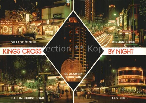 Sidney Kings Cross by night Villag Centre Will