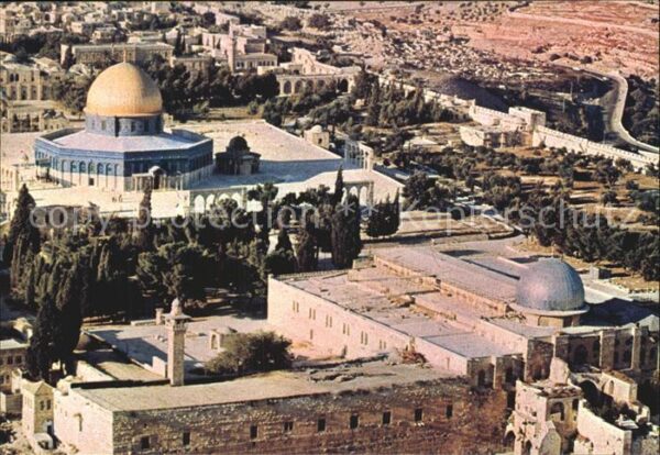 Jerusalem Yerushalayim Temple Area from the Air