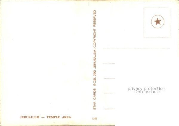 Jerusalem Yerushalayim Temple Aerea – Bild 2