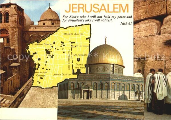 Jerusalem Yerushalayim Dome of the Rock Klagemauer