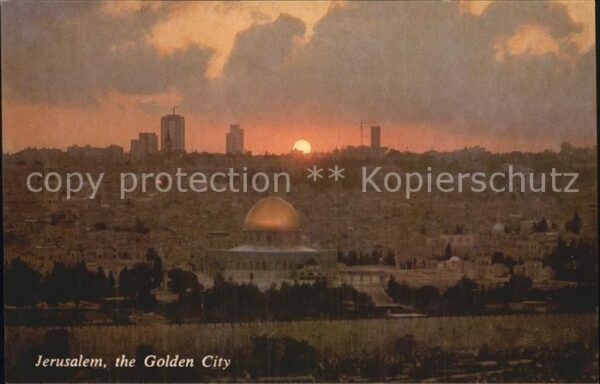 Jerusalem Yerushalayim The Golden City