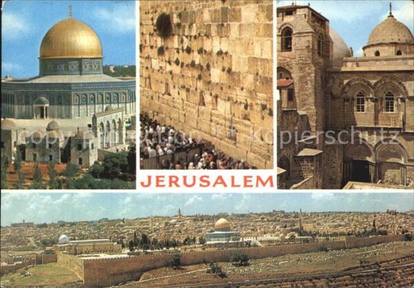 Jerusalem Yerushalayim Western Wall Church of the Holy Sepulch