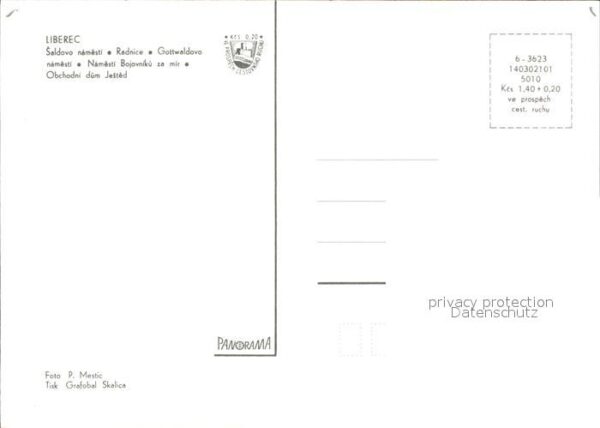 Liberec Saldovo Radnice Gottwaldovo Bojovniku z – Bild 2