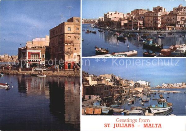 St Julians Malta Hafenpartien