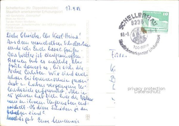 Schellerhau HOG Gebirgshof Kirche Rote Weisseritz F – Bild 2