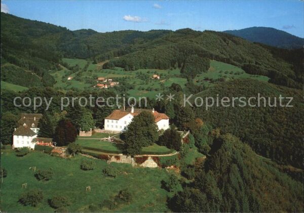 Schliengen Barockschloss Bürgeln Fliegeraufnahme