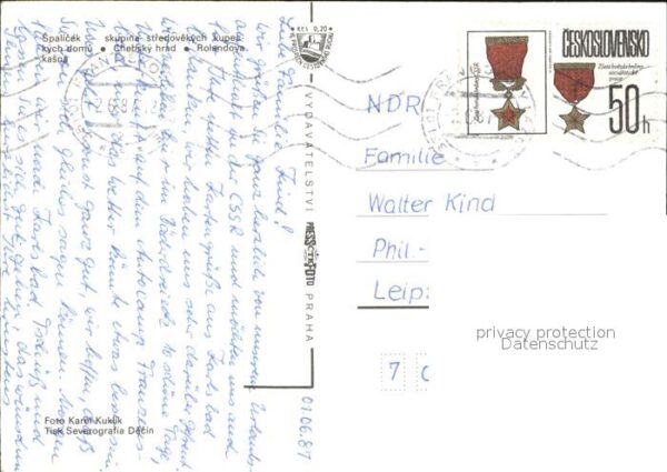 Cheb Eger Spalicek Kupeckych domu Chebsky hrad Ro – Bild 2