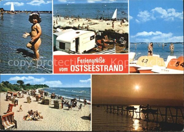 Luebeck Ostseestrand Teilansichten Seebrücke