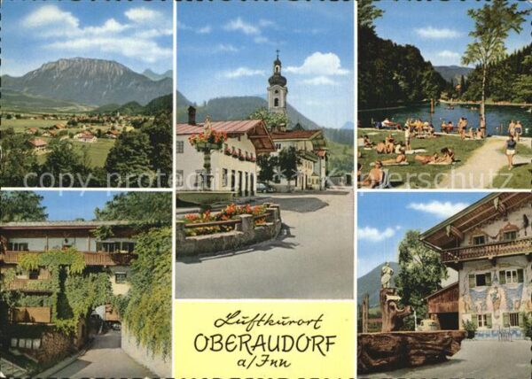 Oberaudorf Kaisergebirge Marienplatz Strandbad Lue